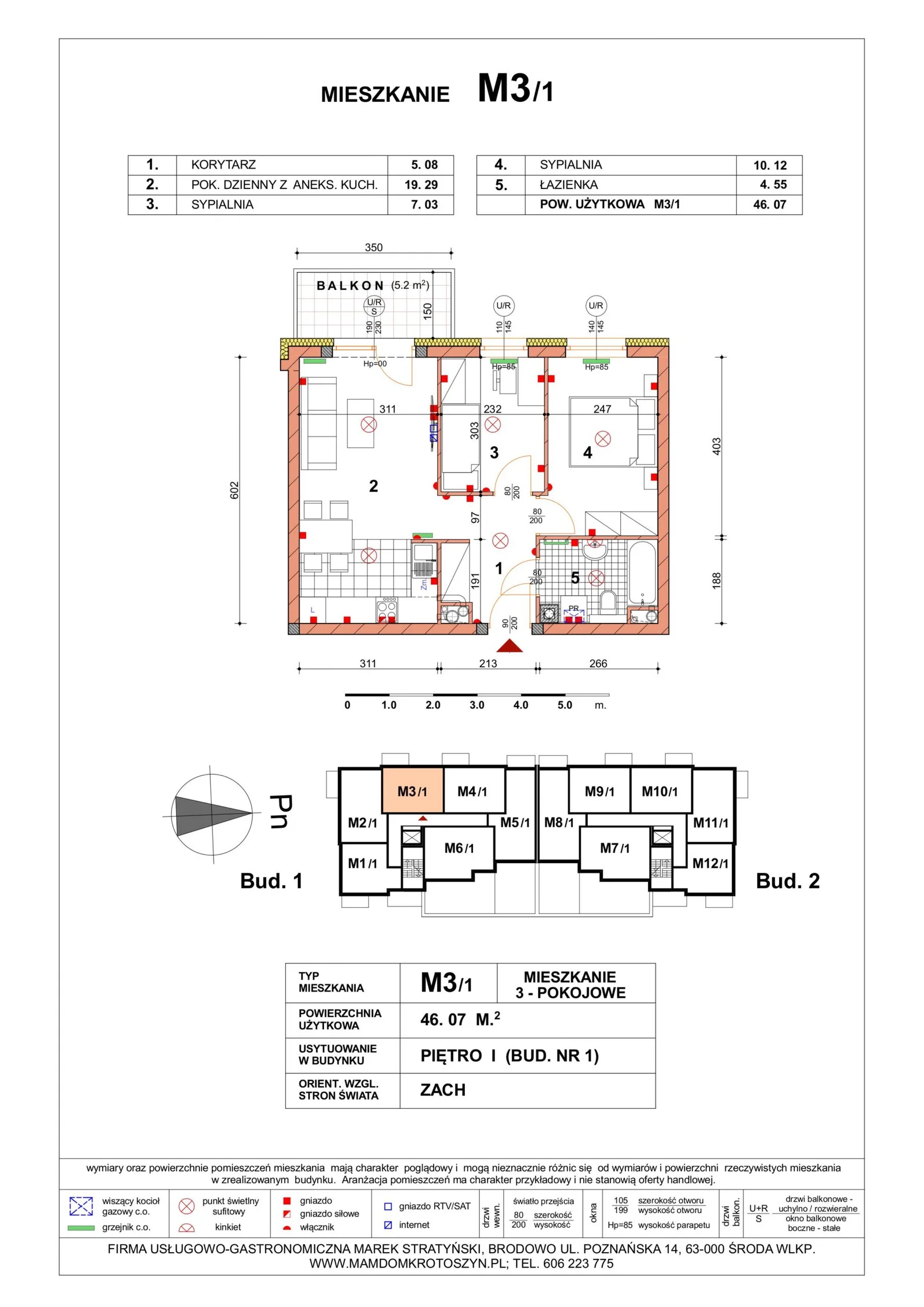 Nowe mieszkanie z balkonem – os. Robińskich 8, Krotoszyn thumbnail 6